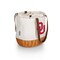 Picnic Time Family Of Brands NCAA Oklahoma Sooners Coronado Canvas and Willow Basket Tote - Picnic Bag 203-00-187-454-0 - alternate 2