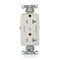 Leviton Dec Plus Rec 20A 125V TR 2Mrk-Ctrl LtAl TDR20-S2T - alternate 1