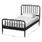 Baxton Studio Lucera Mid-Century Black Twin Size Bobbin Bed 257-14012-ZORO - alternate 5