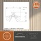 Vaxcel Estelle 3-Light 17 in W Brass Gold Mid-Century Modern Sputnik Semi Flush Ceiling Fixture C0164R - alternate 4