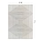 World Rug Gallery Bohemian Stripes Washable Non Slip Area Rug 5 ft x 7 ft Ivory WR73IVORY5X7 - alternate 7