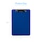 Davis Group Plastic Clipboard, Flat Clip, Blue, 6PK 4433-92-06 - alternate 4