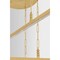 Corbett Lighting Cortina 3 Light Chandelier in Vintage Brass Finish 550-72-VB - alternate 2