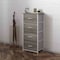 Flash Furniture Harris 4 Drawer Storage Dresser with White Cast Iron Frame, Light Natural Wood Top and Easy Pull En WX-5L203-MDF-WHT-LNT-GG - alternate 4