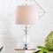 Jonathan Y Jane 24" Glass LED Table Lamp, Clear/Chrome JYL1078A - alternate 6
