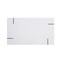 Homeroots 66" X 38" X 30" White High Gloss Clear Glass Dining Table 347353 - alternate 4