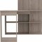 Homeroots 48" Light Gray L Shape Computer Desk 403796 - alternate 4