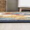 Jonathan Y Flora Abstract Bold Mandala High-Low Red/Blue/Yellow 2 ft. x 8 ft. Indoor/Outdoor Runner Rug AMC112A-28 - alternate 6