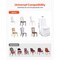 Vevor 30PCS White Stretch Spandex Folding Chair Covers for Wedding Party Dining, 30PK RD-VV-16 - alternate 5