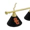 Holland Bar Stool Co USC Trojans 3 Shade Billiard Light, Brass Fixture BL3BRSouCal - alternate 6