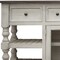 Homeroots 70" Ivory Solid Wood Open shelving Distressed TV Stand 528760 - alternate 3