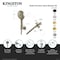 Kingston Brass Multi-Function Hand Shower Kit, Brushed Brass KX1547SD - alternate 2