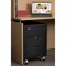 Fireking 1-Hr Fire rated, Mobile Pedestal, Ltr/Lgl file Drawer Black 2M1822-1BL - alternate 2