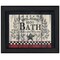 Homeroots Hot Bath 10 Black Framed Print Bathroom Wall Art 415446 - alternate 1