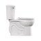 American Standard Complete Toilet, Round Front Bowl, 1.6 gpf Flush, 12 in Rough-In, 15 in H Rim, White 736DA001.020 - alternate 3