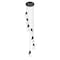 Z-Lite Aimie 7-Light Chandelier, 18 in W x 16 in H, Matte Black 828P7-7R-MB - alternate 4
