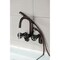 Kingston Brass Wall Mount Clawfoot Tub Faucet, Oil Rubbed Bronze AE8455RX - alternate 4