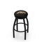 Holland Bar Stool Co 36" Blk Wrinkle Western Michigan Swivel Bar Stool, Accent Ring L8B2B36WestMI - alternate 1
