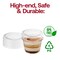Smarty Had A Party 1 oz. Clear Plastic Portion/Souffle Cups with Lids, 5000PK 401CS-CASE - alternate 5