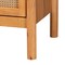 Baxton Studio Jenn Golden Brown Wood Japandi 4-Drawer Chest with Distressed-Finished Rattan 253-13947-ZORO - alternate 4