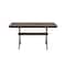 Homeroots 59" Gray Wood Trestle Base Dining Table 630373 - alternate 4
