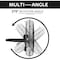 Edendirect 24 inch 3 Speed High Velocity Industrial Black Indoor Wall Mount Fan, 4800 CFM, 3 Blades ZR-HIFANXWALLMOUNT24 - alternate 5