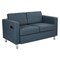Office Star Products Atlantic Loveseat, Blue ATL52-R105 - alternate 1