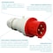 Walther-Werke Pin and Sleeve Plug, 16A, 480 VAC, 3 Phase, 3 Pole, Red, Screw Terminals Wire Connection Type 210406 - alternate 5