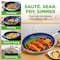 Nutrichef 14 in Fry Pan With Lid NCFRLD14 - alternate 2