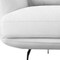 Homeroots Contempo Retro 78in Creamy Off White Loveseat 480891 - alternate 3