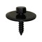 Auveco Mercedes Sems Tapping Screw, Black E-Coat M4.8-1.61 x 20mm with 26mm Washer Head, 25PK 21774 - alternate 1