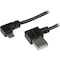 Startech.Com StarTech.com 2m 6 ft Micro-USB Cable with Right-Angled Connectors - M/M - USB A to Micro B Cable USB2AUB2RA2M - alternate 1