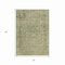 Homeroots 5' X 8' Sage And Beige Abstract Washable Indoor Outdoor Area Rug 616023 - alternate 7