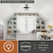 Vaxcel Estelle 3-Light 17 in W Matte Black Mid-Century Modern Sputnik Semi Flush Ceiling Fixture C0249R - alternate 7