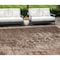 Homeroots 9' X 12' Chocolate Ikat Washable Indoor Outdoor Area Rug 576987 - alternate 1