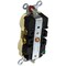 Hubbell Wiring Compact Hospital Grade 2-Pole 3-Wire 20A 125V 5-20R Ivory Receptacle HBL8300HI - alternate 3