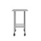 Flash Furniture Rawcliffe Work Table, 18 Gauge Stainless Steel Top Shelf, Undershelf and 4 Casters w/2 Locking NH-WT-2448-CAS-GG - alternate 5