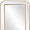 Homeroots Recatngle Gold Leaf Mirror With Angled Corners Frame 383725 - alternate 2