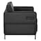 Office Star Products Arctic Armchair, Black Faux Leather ARCT51-U65 - alternate 5