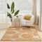 Homeroots 4' X 6' Coral And Beige Floral Indoor Outdoor Area Rug 552493 - alternate 5