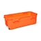Plano Stackable Storage Trunk W/ Lid, 27 gal, 37-1/4 in L x 18 in W x 14 in H, Blaze Orange, Plastic PLAT19BOE - alternate 3