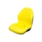 Uni Pro 129 Bucket Seat Kit, With Hinge Bracket for John Deere Mowers & Skid Steers, Yellow Vinyl 6801 - alternate 1