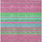 Homeroots 8' X 10' Blush Lime Green And Teal Blue Striped Washable Indoor Outdoor Area Rug 614800 - alternate 6
