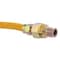 Safety Plus ProCoat 3/8 in. MIP X 1/2 in. D MIP 72 in. Stainless Steel Gas Connector 20YE50V072B - alternate 2