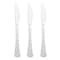 Smarty Had A Party Shiny Silver Glamour Cutlery Disposable Plastic Knives (600 Knives), 600PK 430S-KN-CASE - alternate 7