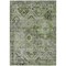 Homeroots 5' X 8' Artichoke Green And Gray Floral Medallion Washable Indoor Outdoor Area Rug 616611 - alternate 4