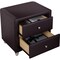 Homeroots Brown Upholstered 2 Drawer Nightstand 396979 - alternate 4