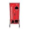 5S Supplies Housekeeping Shadow Board Broom Station V16, Red, BO + Stand HSB-V16-RED-BO-STAND - alternate 1