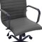 Leisuremod Harris High-Back Faux Leather Swivel Office Chair, Iron Frame HOTBL19GRL - alternate 6