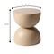 Leisuremod Sage Fiberstone Side Table, Half-Round Hourglass Design, Weatherproof, Fully Assembled SST16BG - alternate 7